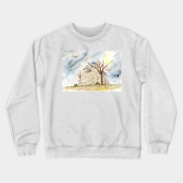 Scary house Crewneck Sweatshirt by Kunst und Kreatives